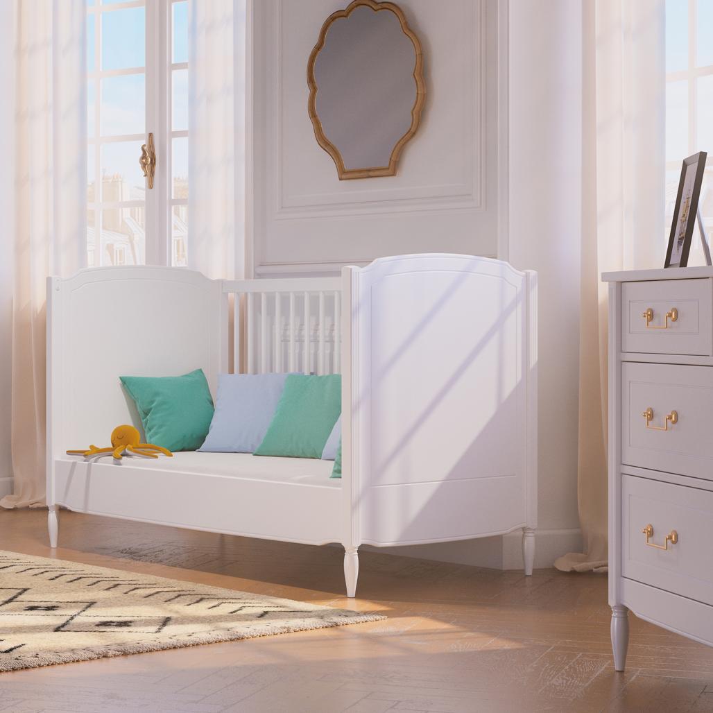 LAFAYETTE Lit / Bed 70X140  H86cm - Neige