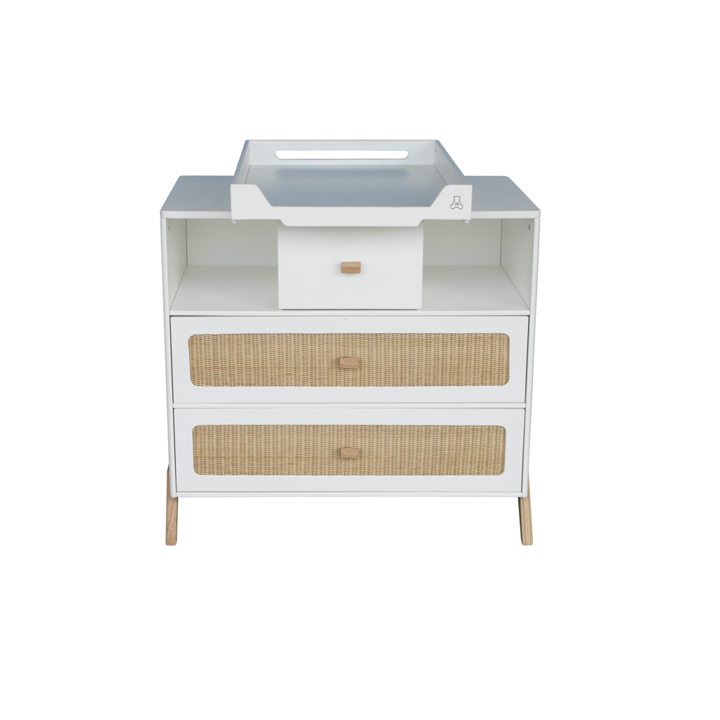 Marelia Chest of Drawer Rattan - Neige