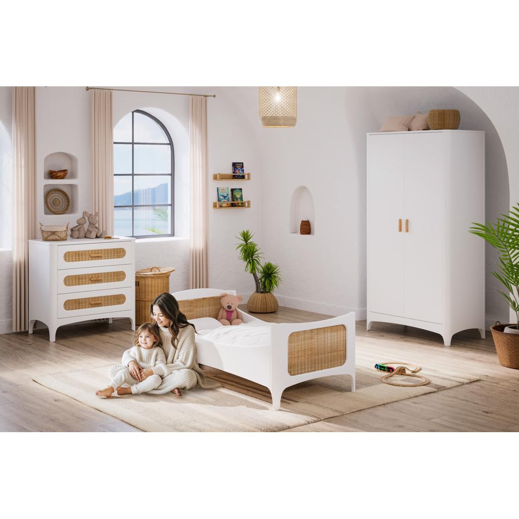 NEREIDES  LIT / BED 70X140  H88.8cm - Neige
