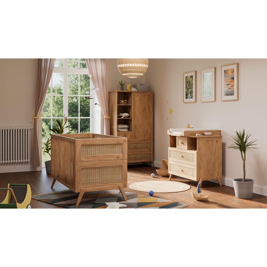 MARELIA BOIS Evolutive Bed 70X140 - Natural