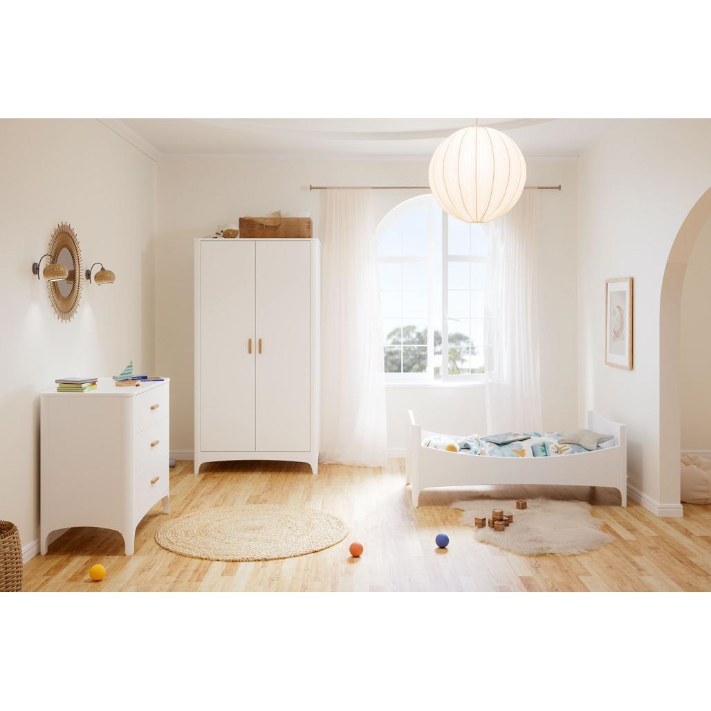 NEREE  LIT / BED 70X140  H88.8cm - Neige
