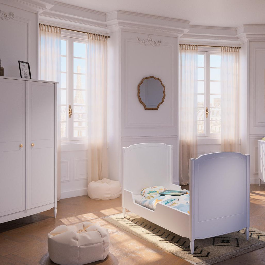 LAFAYETTE Lit / Bed 70X140  H86cm - Neige