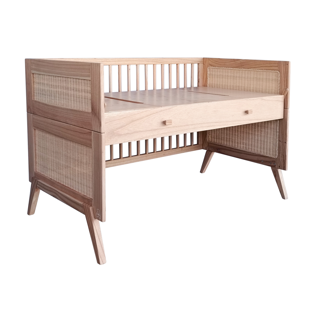 MARELIA BOIS Evolutive Bed 70X140 - Natural