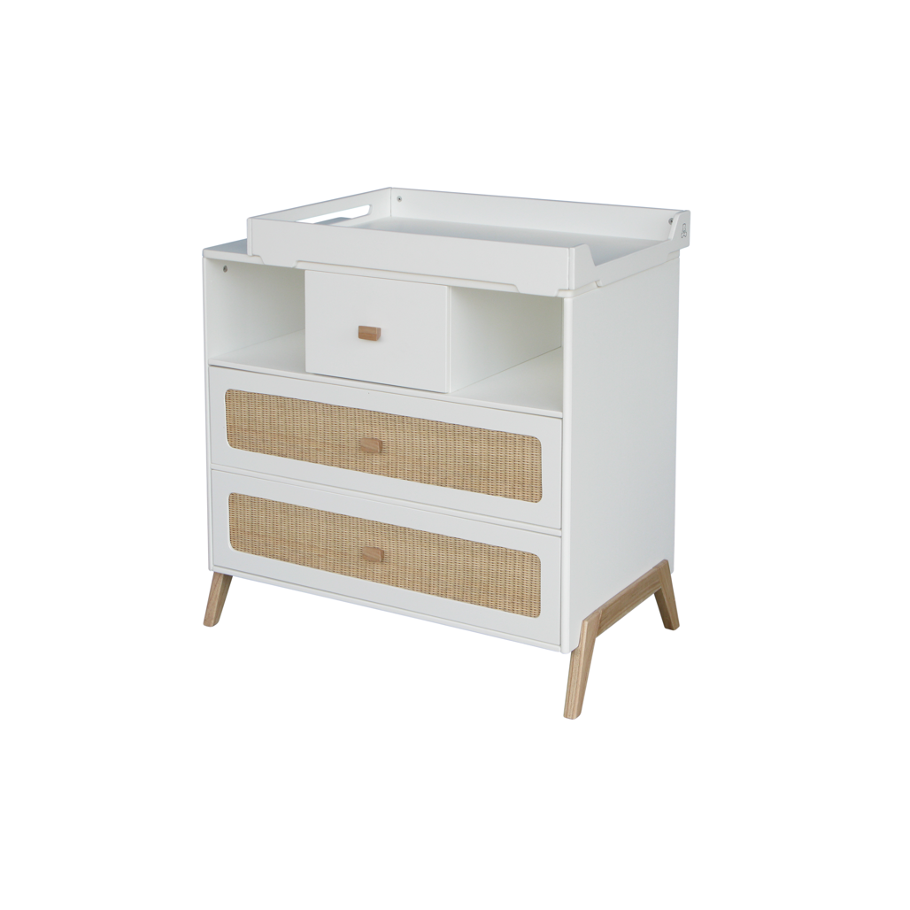 Marelia Chest of Drawer Rattan - Neige
