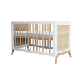 Marelia Evolutive Bed Rattan 60 x 120 - Neige