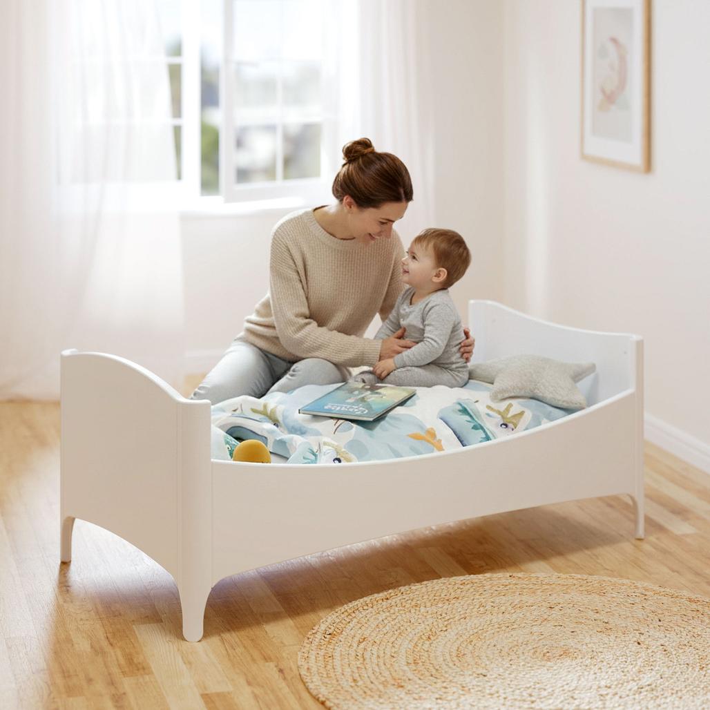 NEREE  LIT / BED 70X140  H88.8cm - Neige