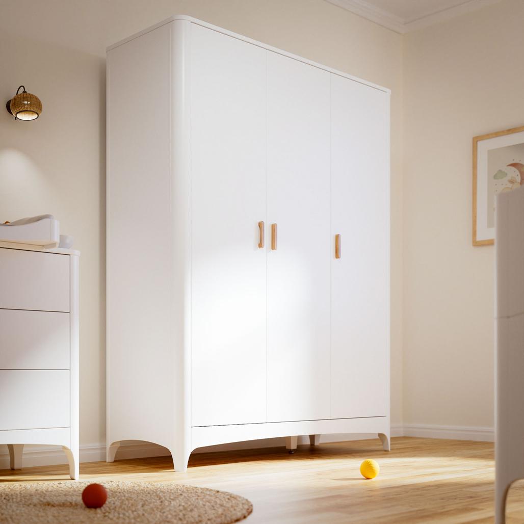 NEREE  ARMOIRE 3P / WARDROBE 3D - Neige
