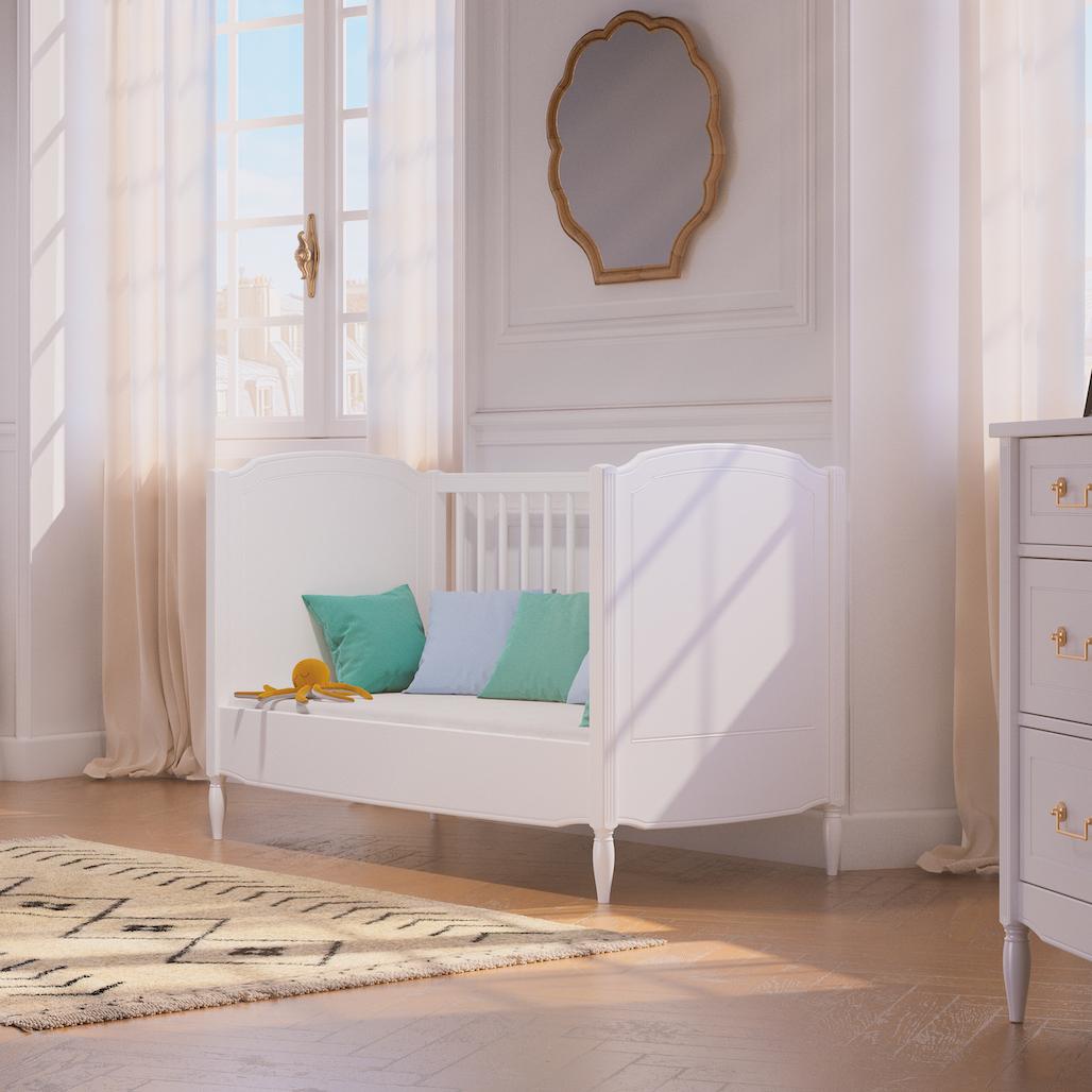 LAFAYETTE Lit / Bed 60X120 - Neige