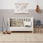 Tutti Bambini Essentials Alba Mini Cot Bed, Mattress & Bedding Bundle - White