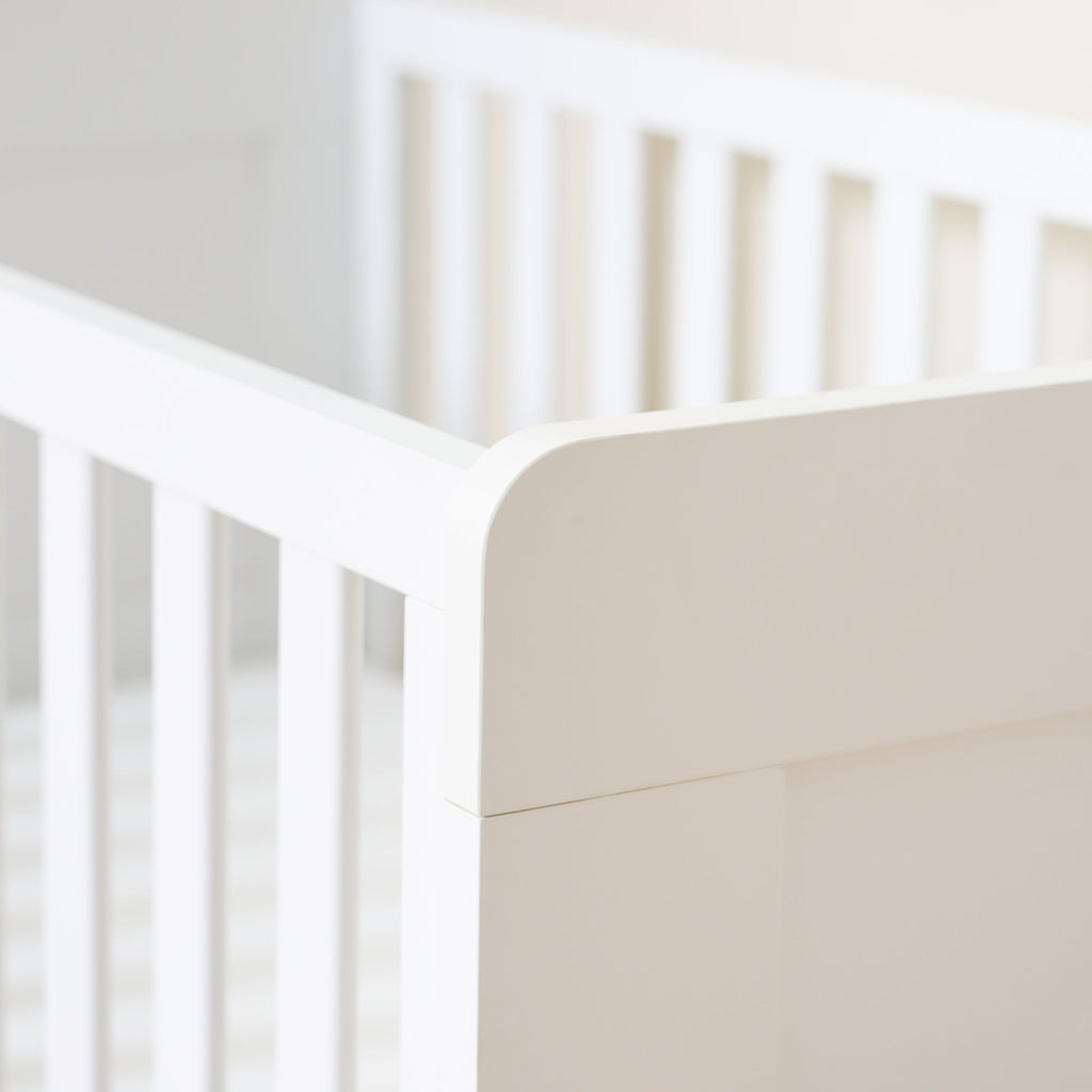 Tutti Bambini Alba Mini Cot Bed - White