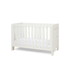 Tutti Bambini Essentials Alba Mini Cot Bed, Mattress & Bedding Bundle - White