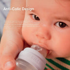 BIBS Medium Flow Baby Bottle Latex - Blush