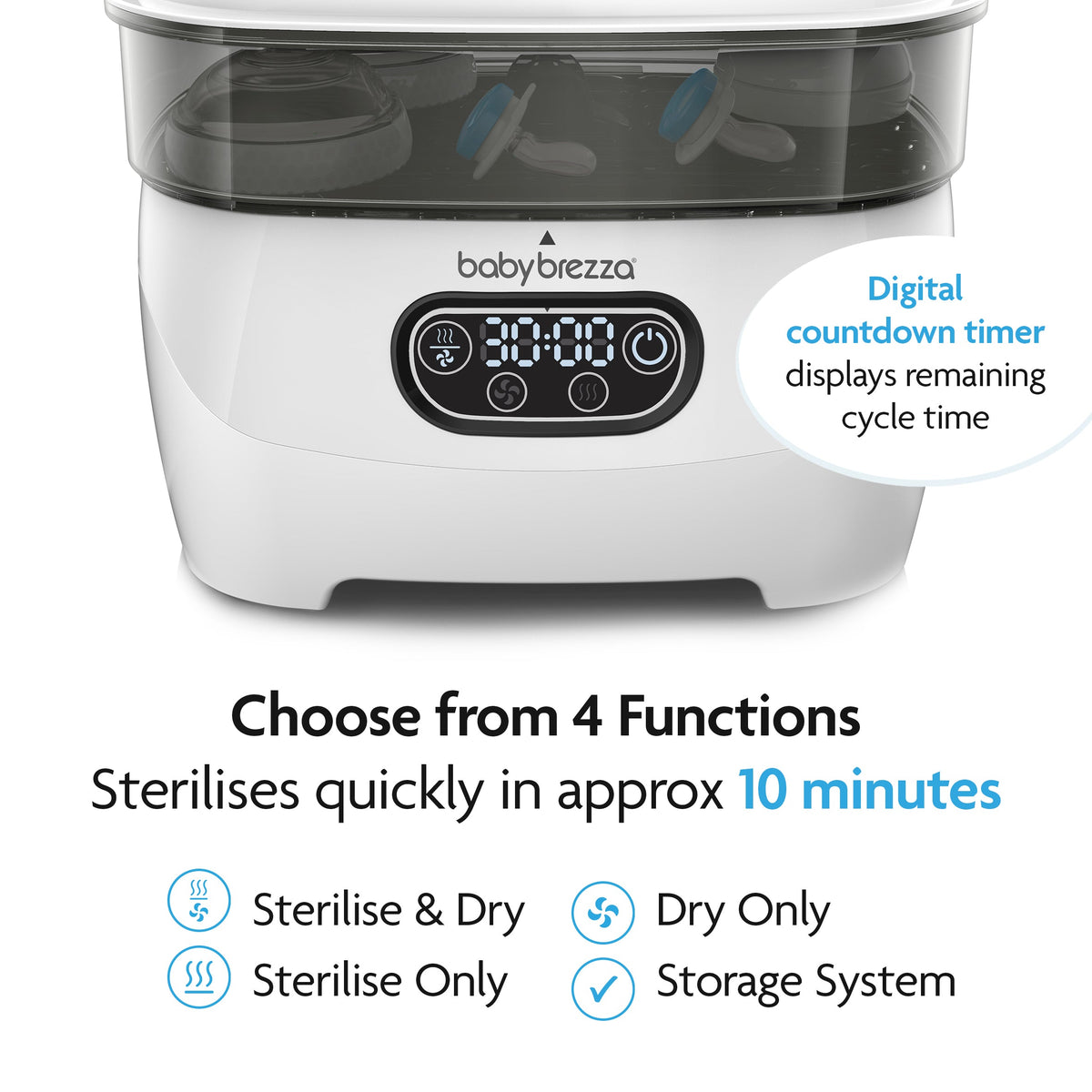 Baby Brezza Steriliser Dryer Advanced