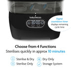 Baby Brezza Steriliser Dryer Advanced - All Black