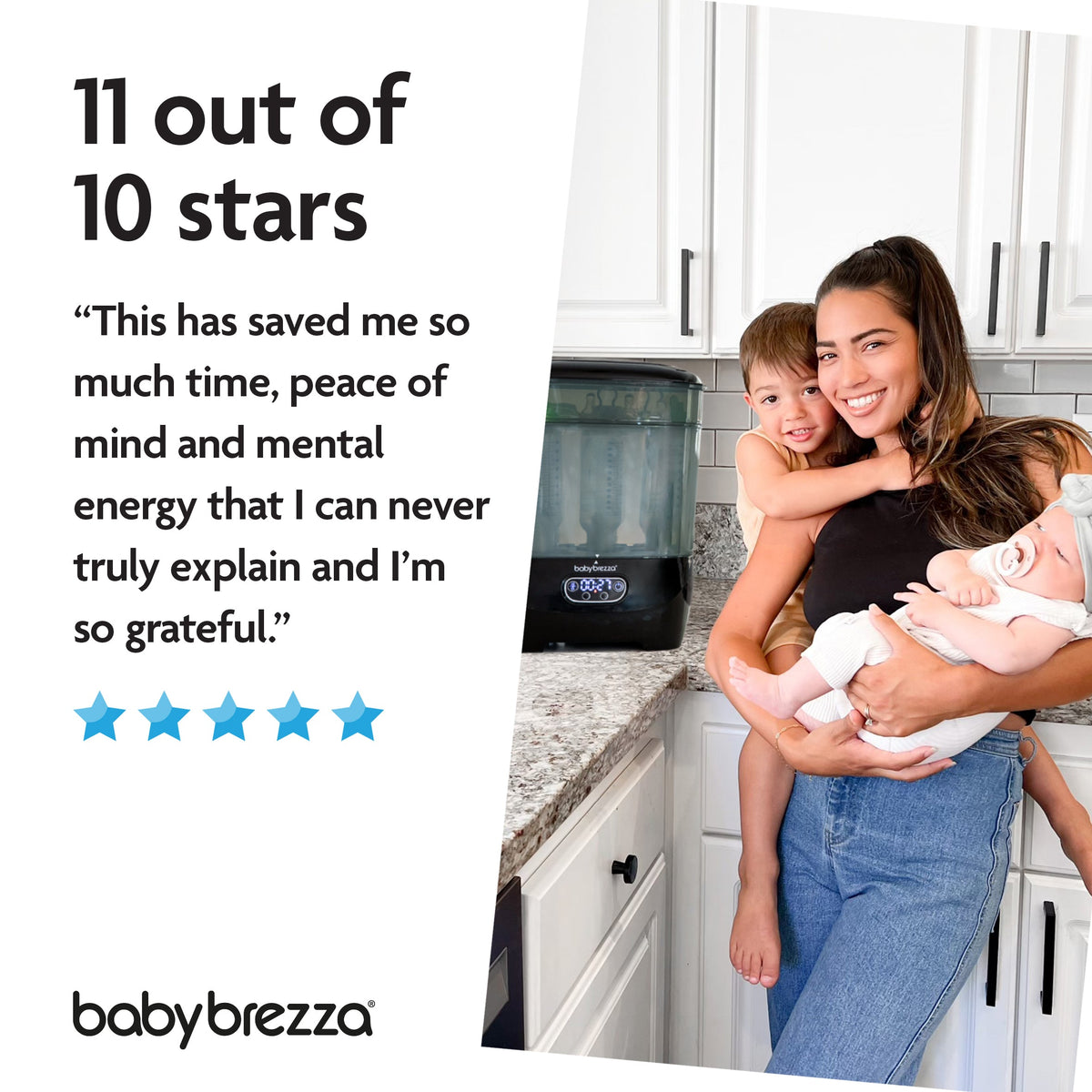 Baby Brezza Steriliser Dryer Advanced - All Black