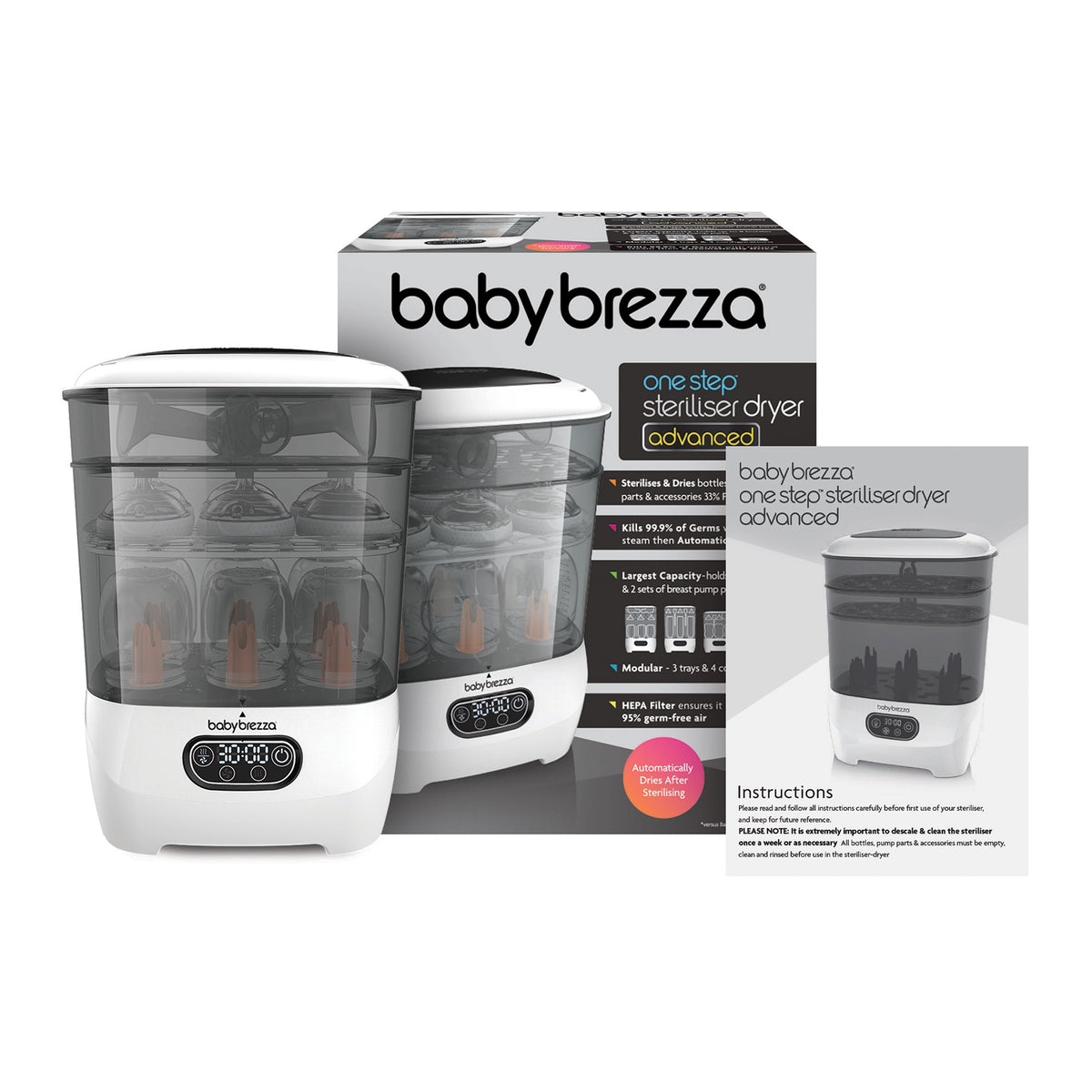 Baby Brezza Steriliser Dryer Advanced