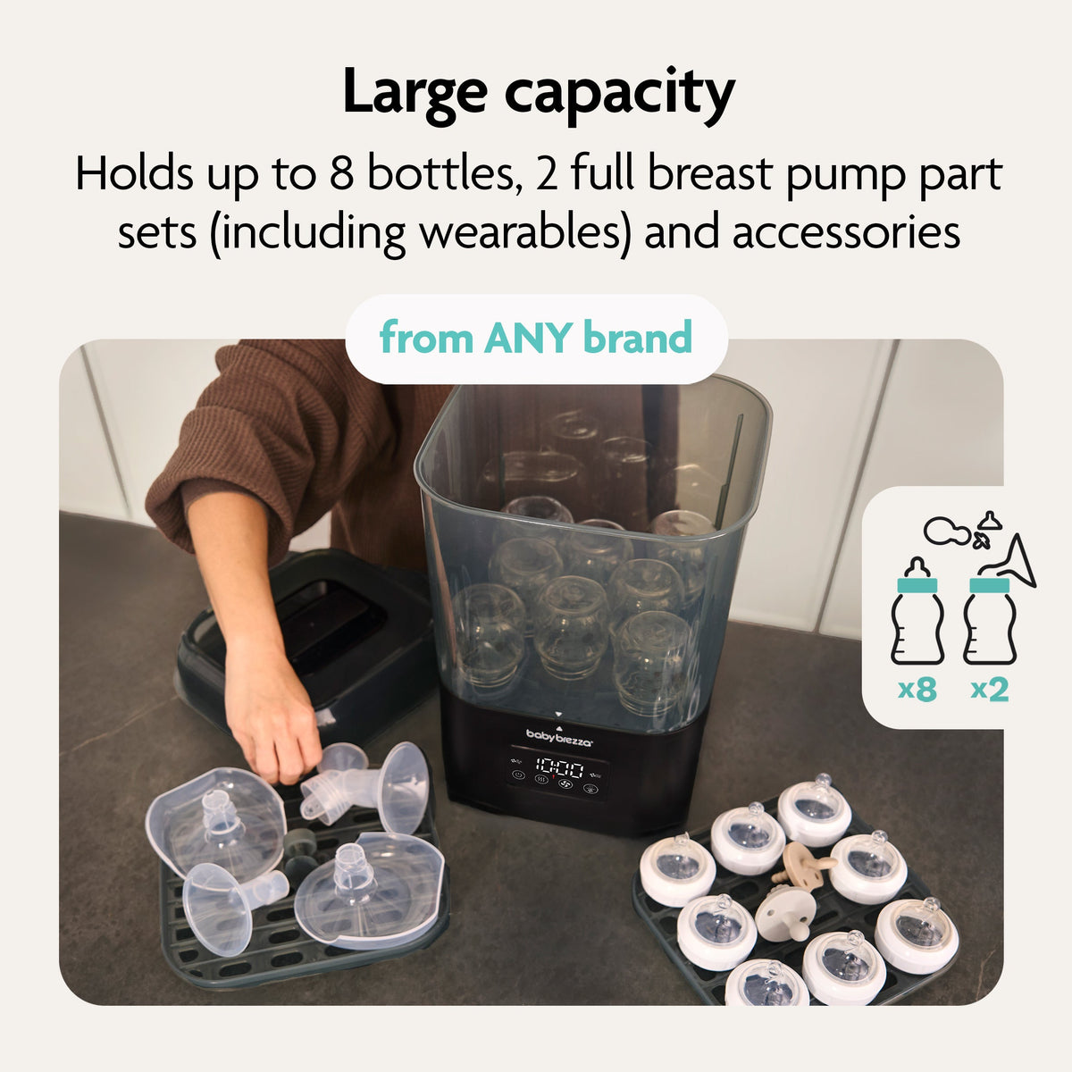Baby Brezza SuperQuick Steriliser Dryer