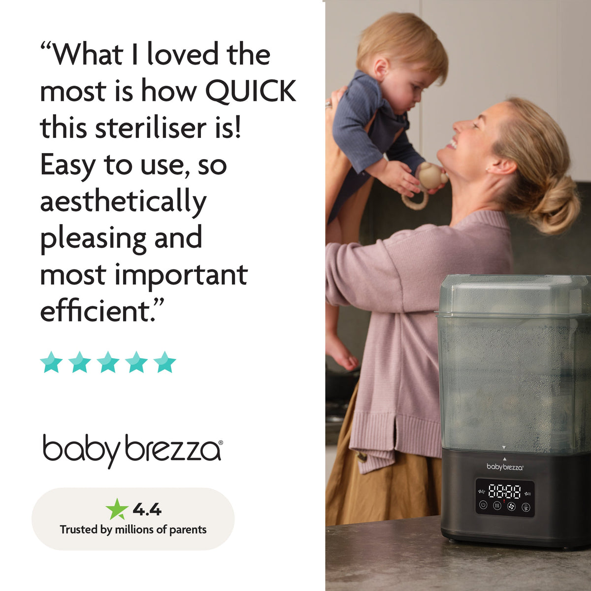 Baby Brezza SuperQuick Steriliser Dryer