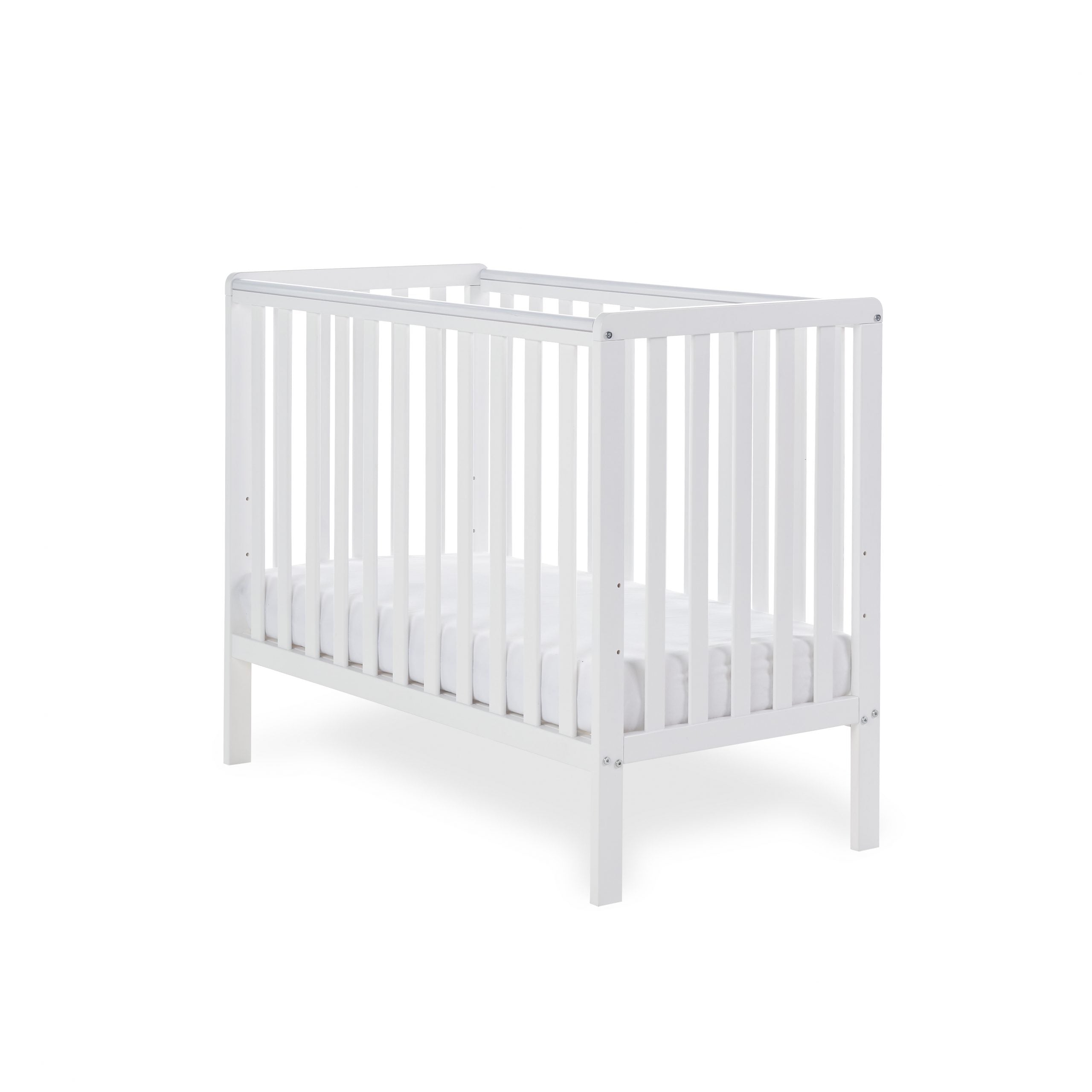 Obaby Bantam Space Saver Cot & Cot Top Changer - White