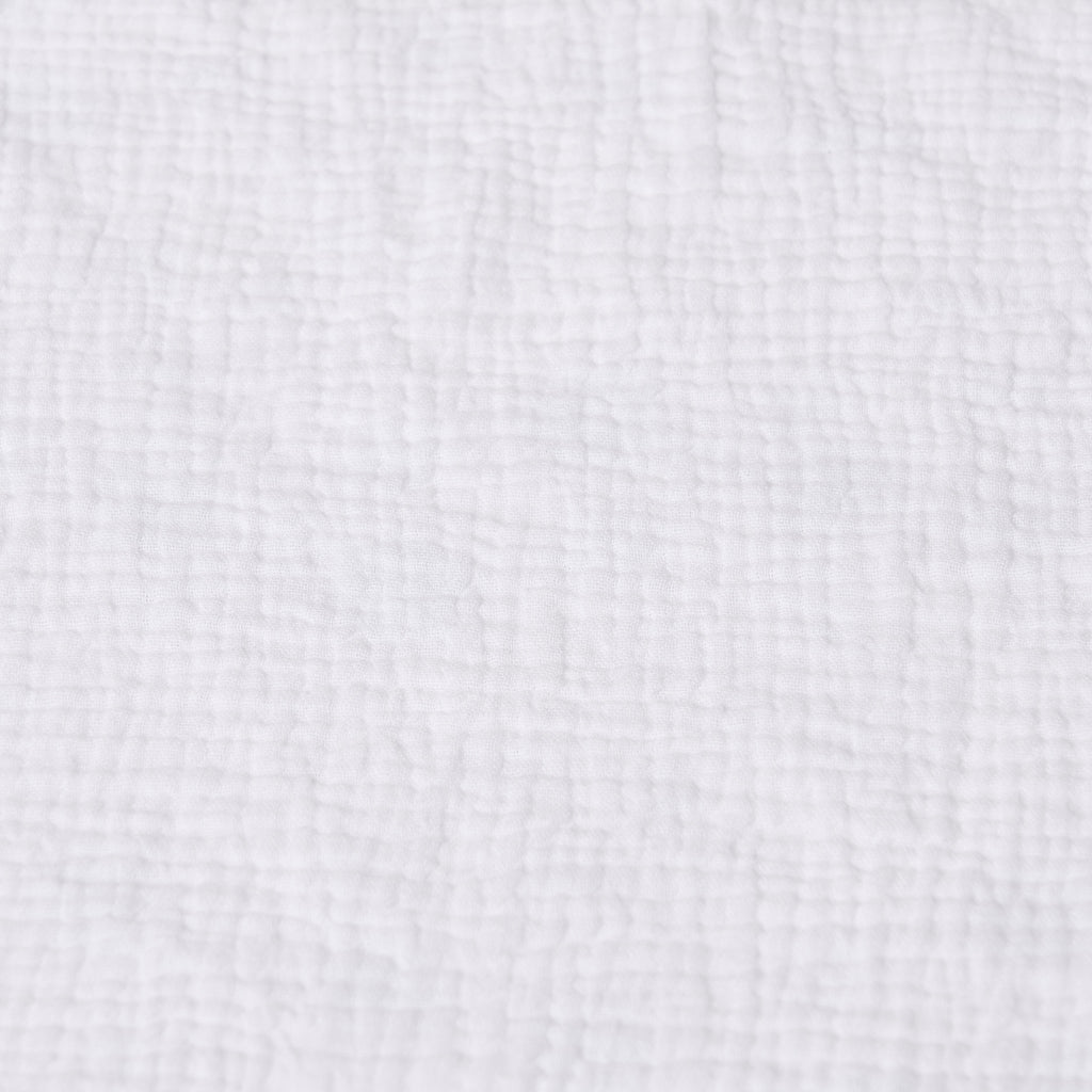 Obaby Muslin Fitted Sheet 140cm x 70cm - White