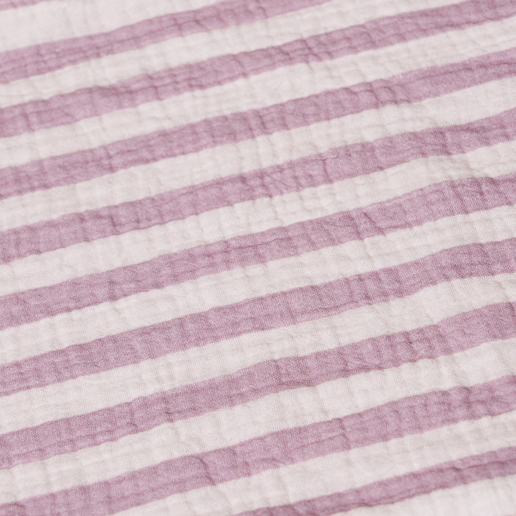 Obaby Muslin Swaddle Blanket - Berry Stripe