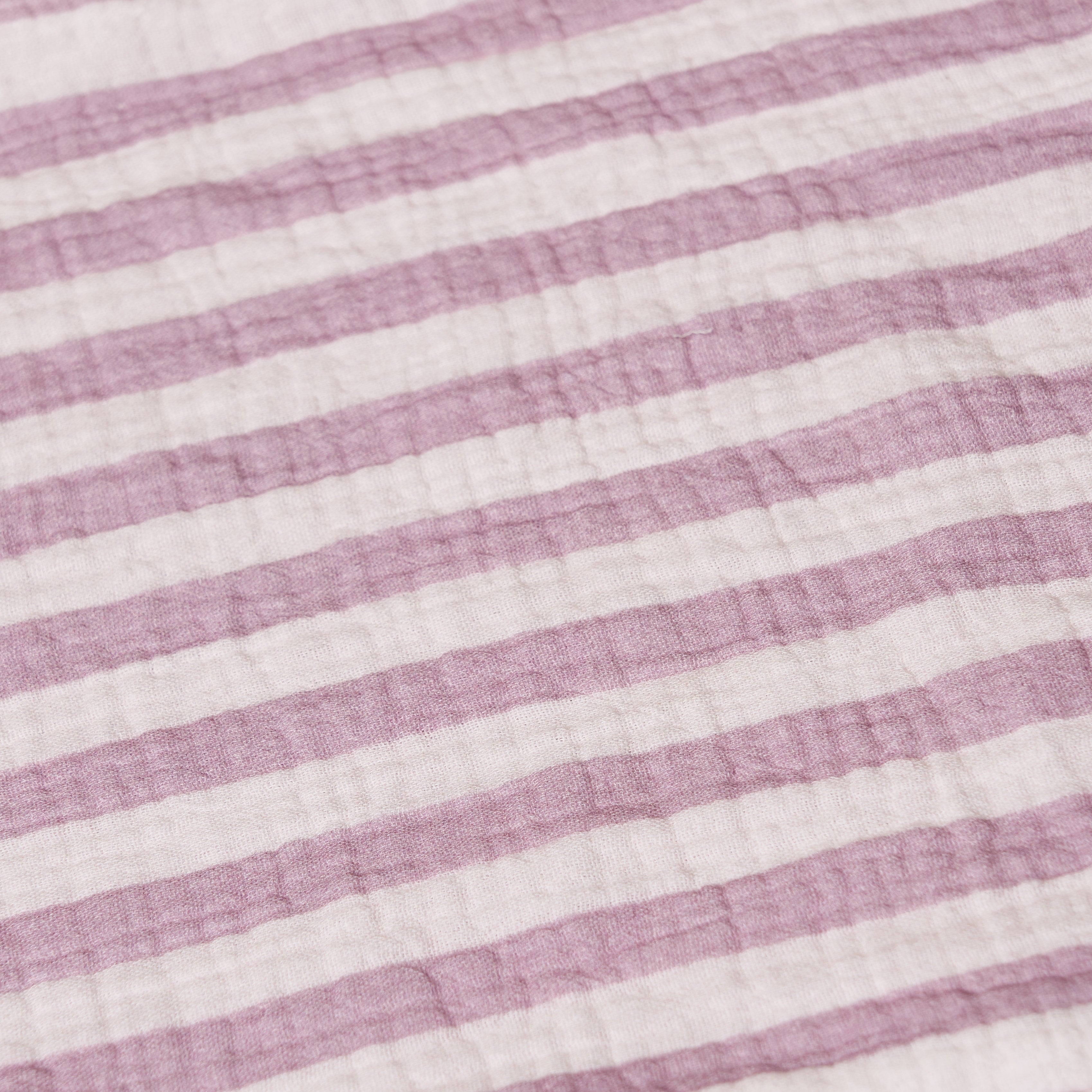 Obaby Muslin Swaddle Blanket - Berry Stripe