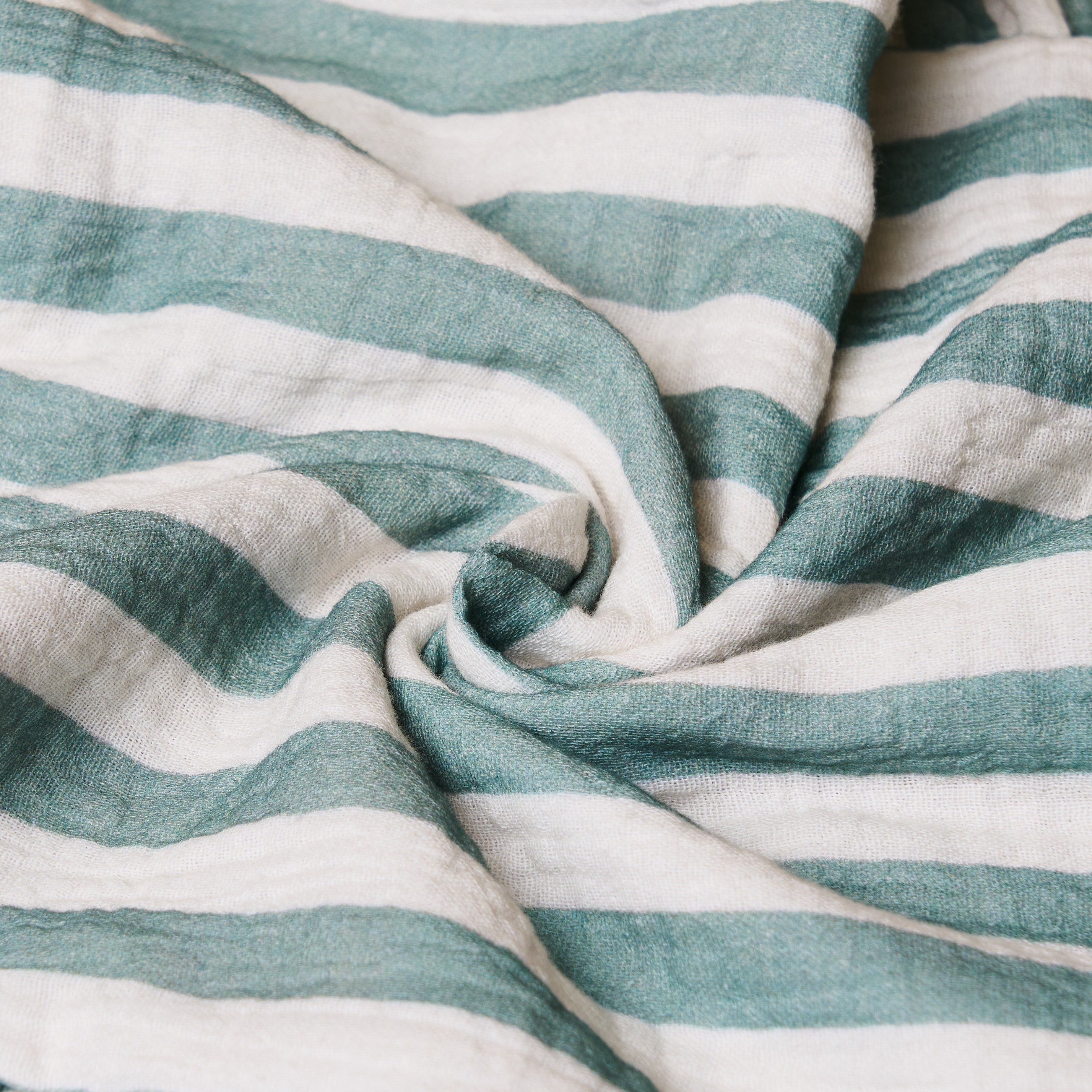 Obaby Muslin Swaddle Blanket - Ocean Stripe
