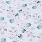 Obaby Muslin Fitted Sheet 120cm x 60cm - Eucalyptus