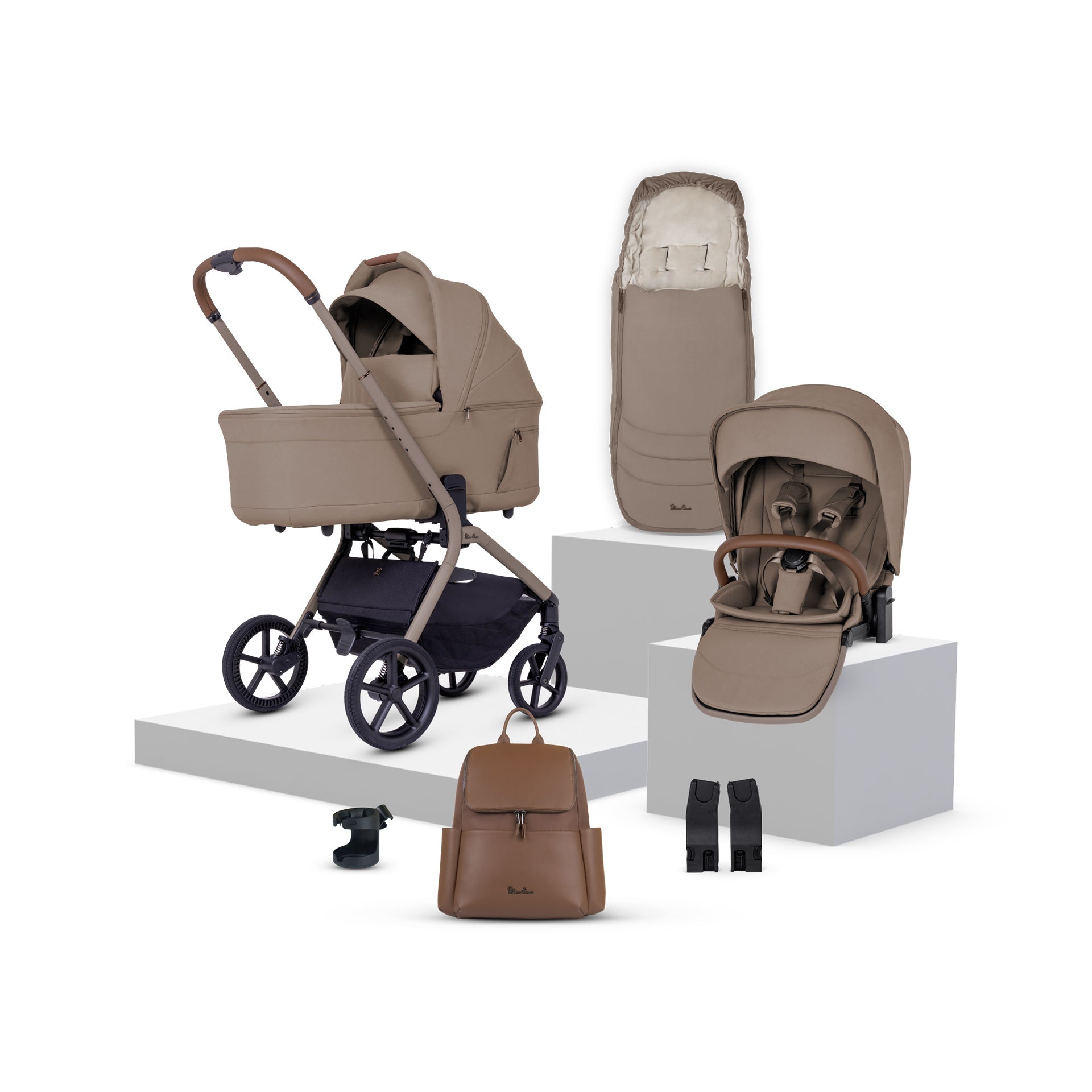 Silver Cross Breez Accessory Bundle - Champagne