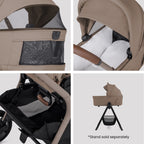Silver Cross Breez Accessory Bundle - Champagne