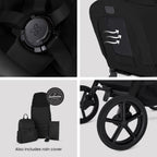Silver Cross Breez Accessory Bundle - Onyx