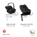 Silver Cross Breez Ultimate 360 Family Car Seat Bundle - Onyx