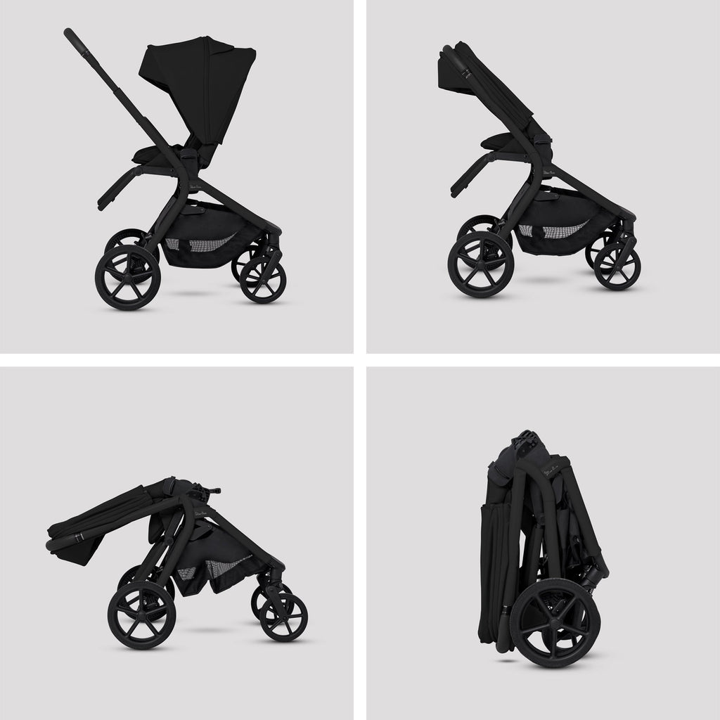 Silver Cross Breez Ultimate 360 Family Car Seat & Accessory Bundle - Onyx