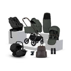 Silver Cross Breez Ultimate 360 Family Car Seat & Accessory Bundle - Pewter