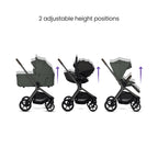 Silver Cross Breez Ultimate 360 Family Car Seat Bundle - Pewter