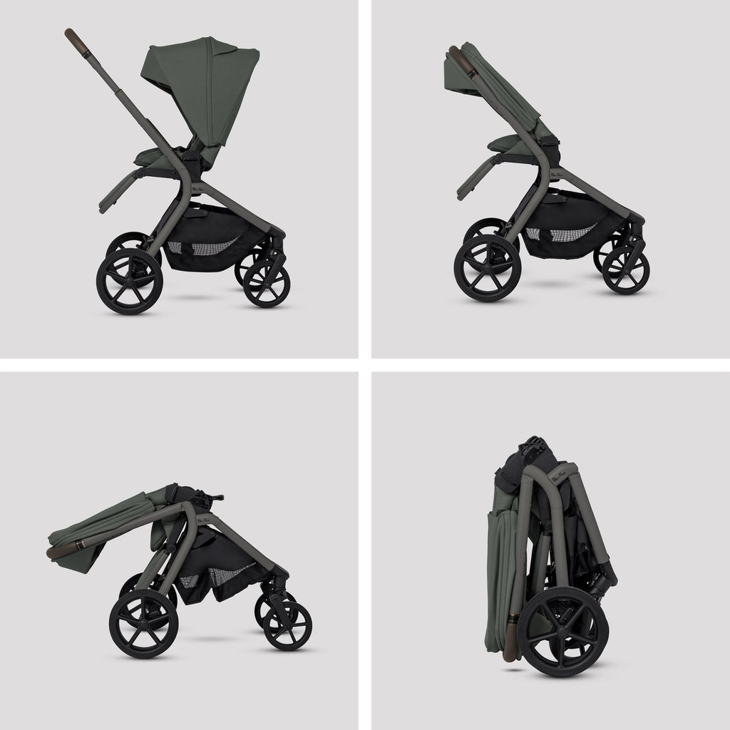 Silver Cross Breez Ultimate 360 Family Car Seat Bundle - Pewter