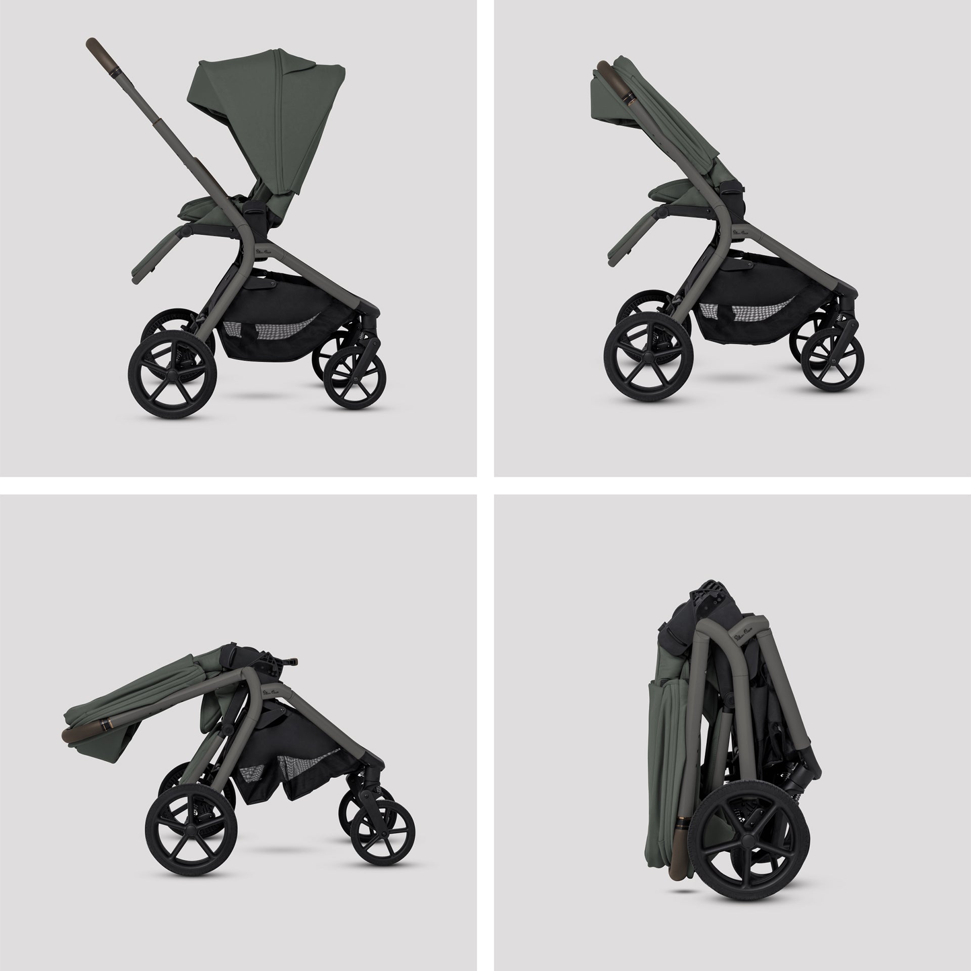 Silver Cross Breez Ultimate 360 Family Car Seat Bundle - Pewter