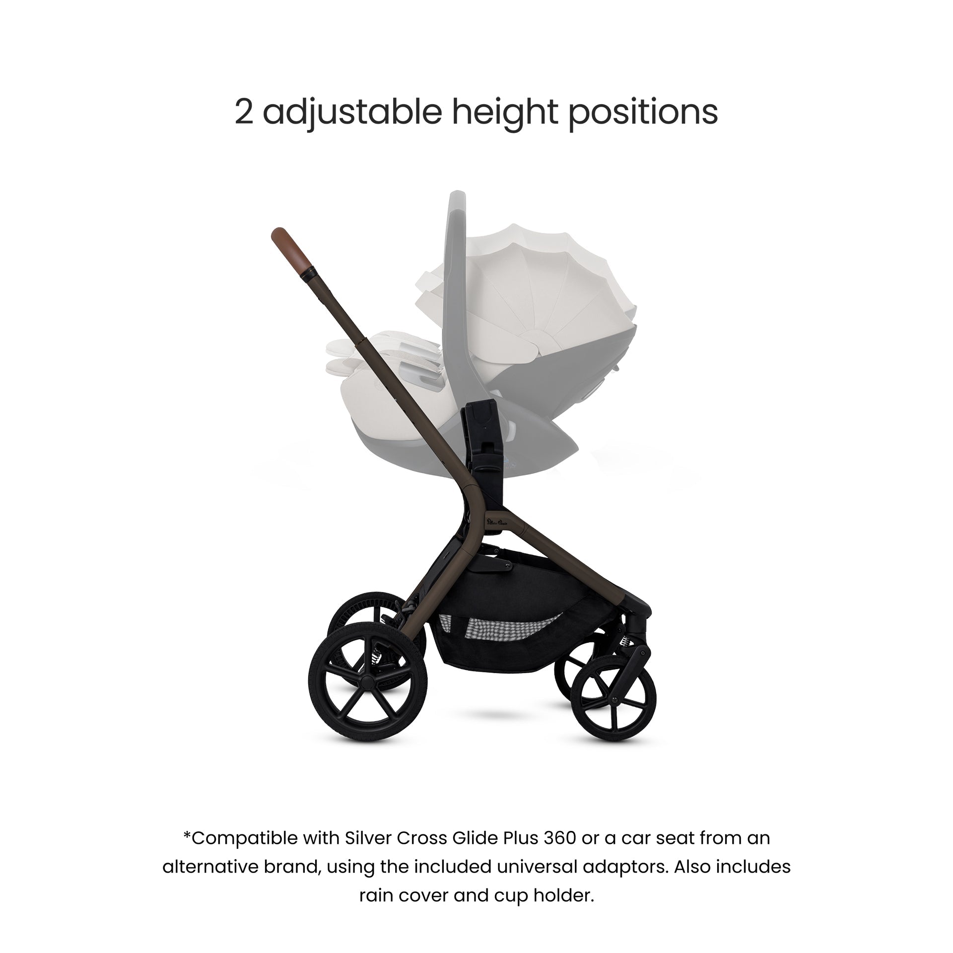 Silver Cross Breez Stroller - Maple