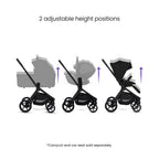 Silver Cross Breez Stroller - Onyx