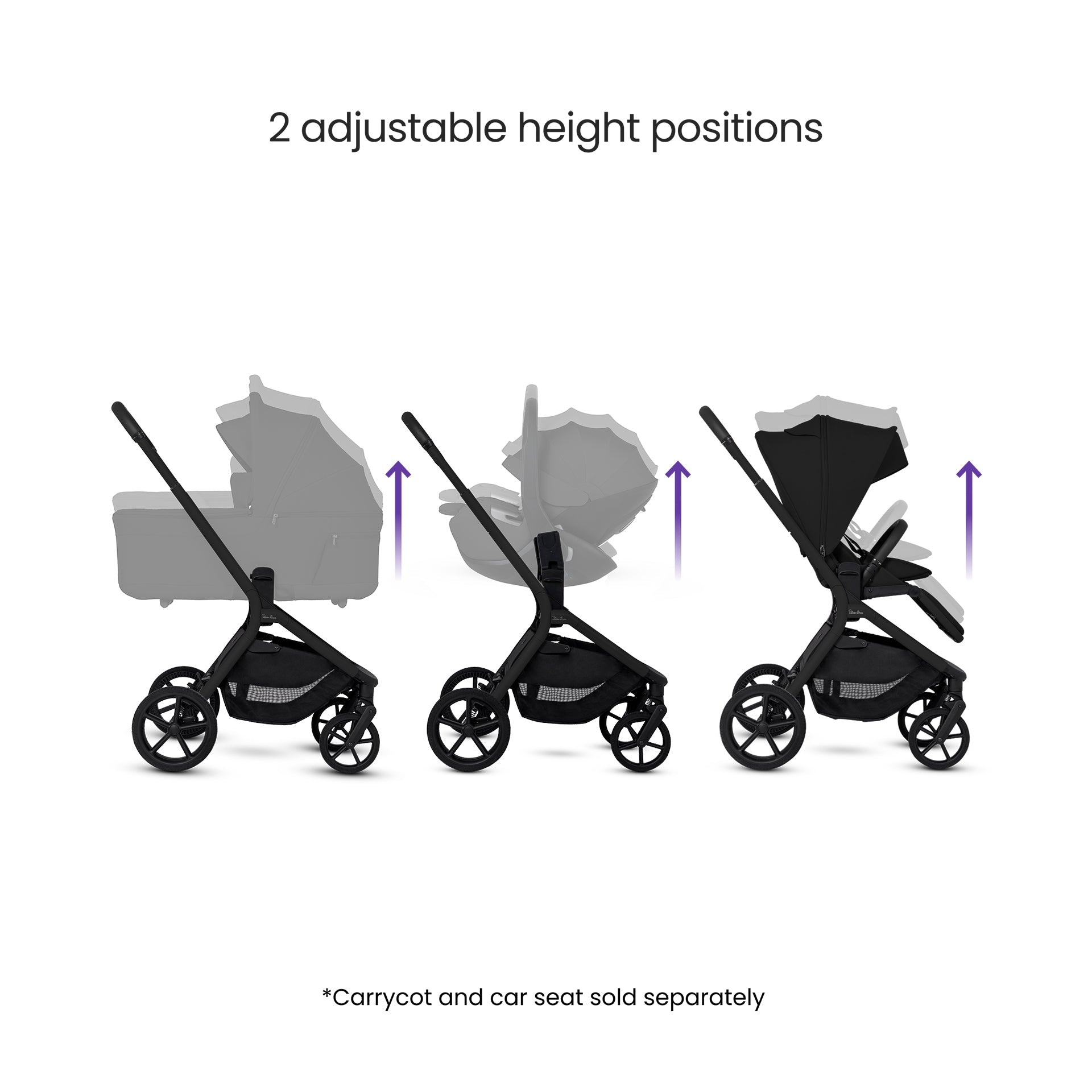 Silver Cross Breez Stroller - Onyx