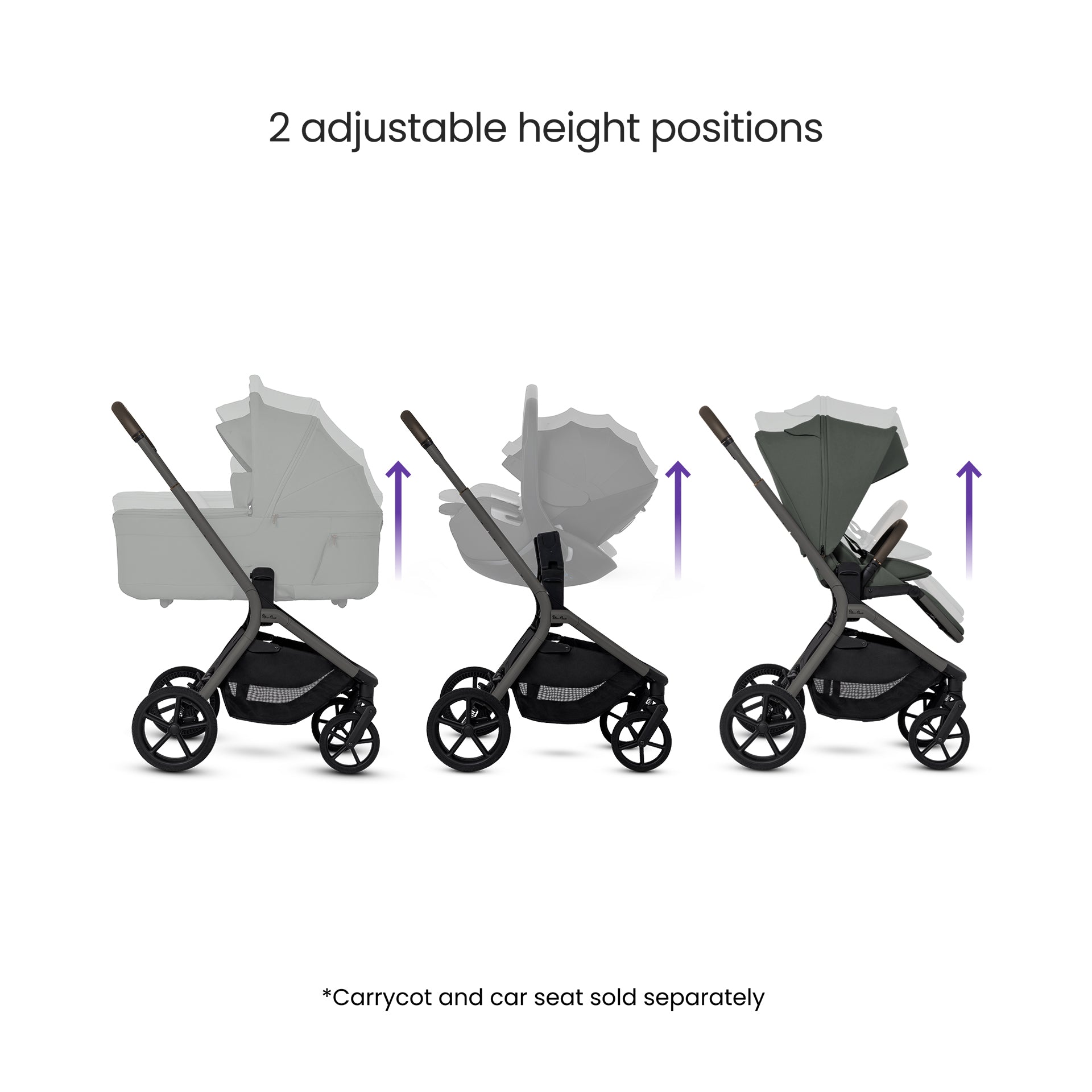Silver Cross Breez Stroller - Pewter