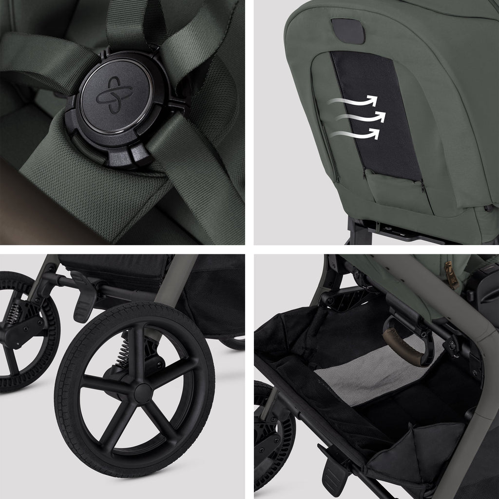Silver Cross Breez Stroller - Pewter