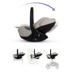 Silver Cross Breez Ultimate 360 Car Seat & Accessory Bundle - Champagne