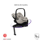 Silver Cross Breez Ultimate 360 Car Seat Bundle - Maple