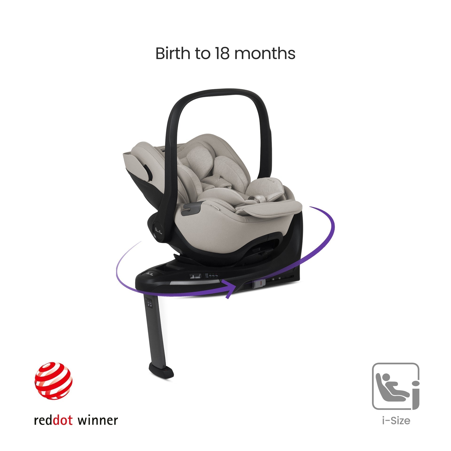 Silver Cross Breez Ultimate 360 Car Seat & Accessory Bundle - Maple