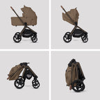 Silver Cross Breez Ultimate Maxi-Cosi Pebble 360 Pro2 & Sliding Base Bundle - Maple