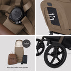 Silver Cross Breez Ultimate 360 Car Seat Bundle - Maple