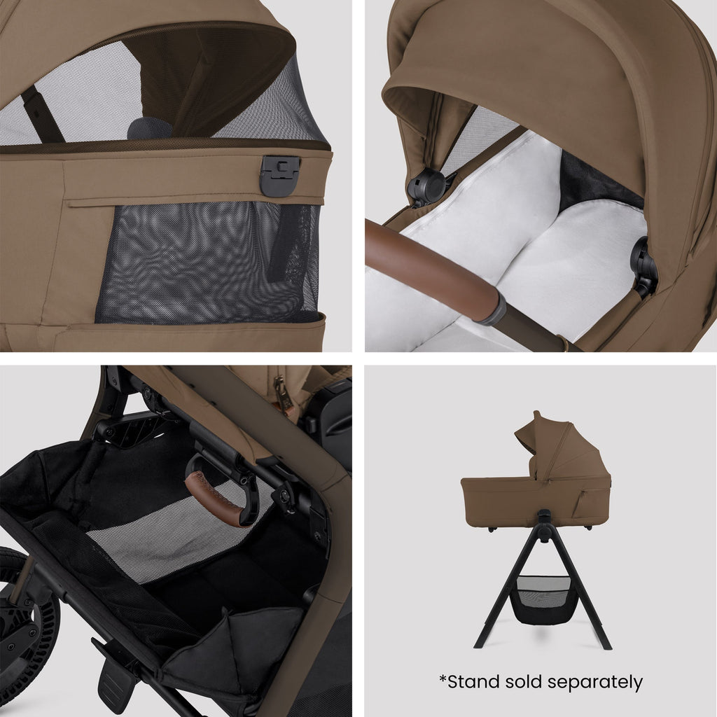 Silver Cross Breez Ultimate Maxi-Cosi Pebble 360 Pro2 & Sliding Base Bundle - Maple