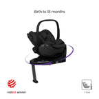 Silver Cross Breez Ultimate 360 Car Seat Bundle - Onyx