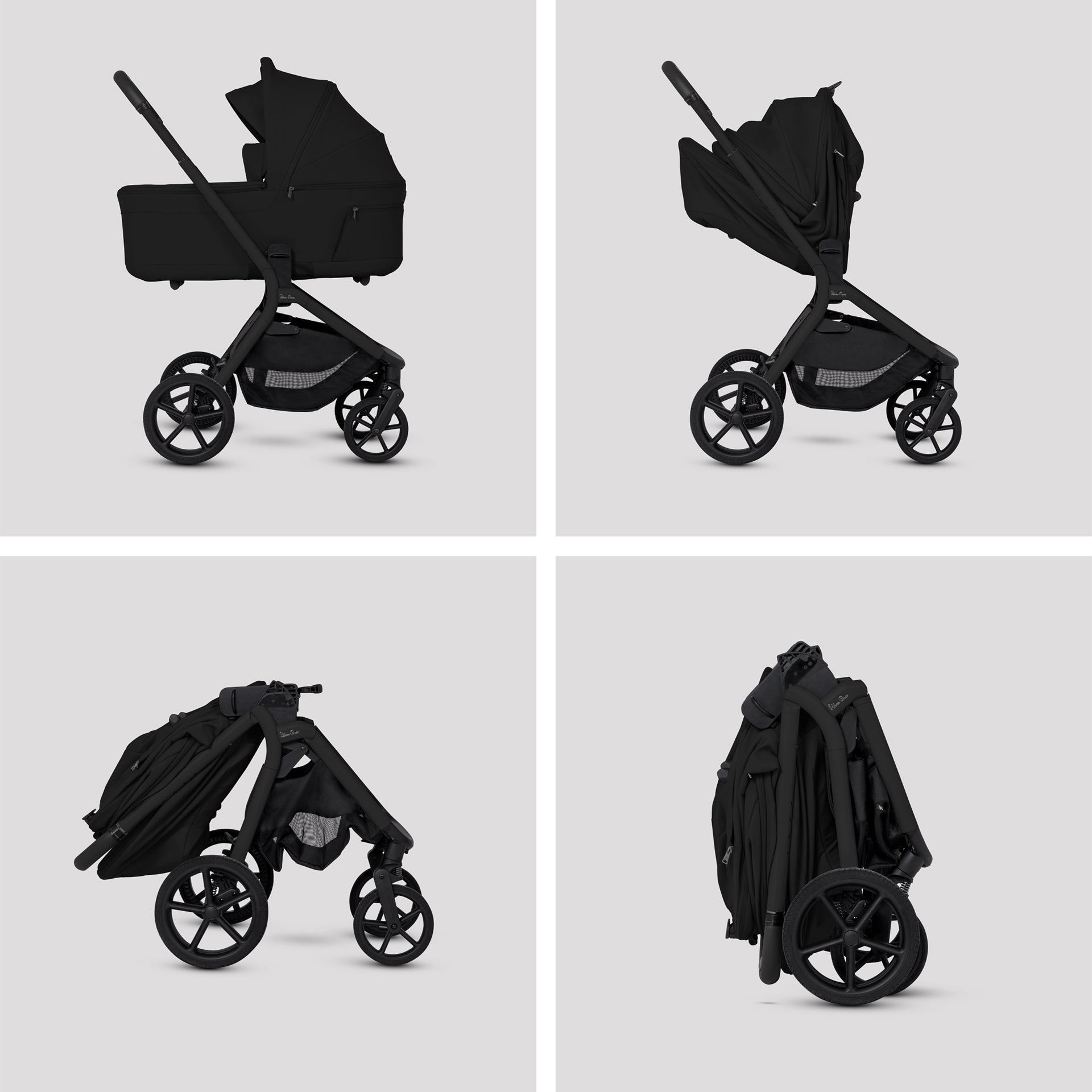 Silver Cross Breez Ultimate Maxi-Cosi Pebble 360 Pro2 & Sliding Base Bundle - Onyx